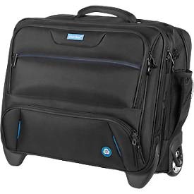 Business Laptop Trolley RPET, 1680D Nylon schwarz