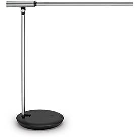 Maul MAULrubia 8201595 LED-Schreibtischleuchte EEK: LED (A++ - E) 8 W Warm-Weiß, Neutral-Weiß, Tageslicht-Weiß Silber,