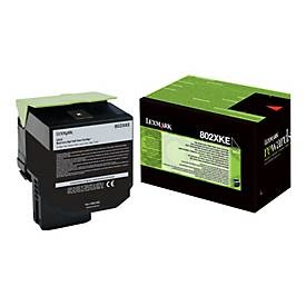 Lexmark 80C2XKE Laser cartridge 8000Seiten Schwarz Lasertoner / Patrone
