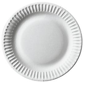 Pappteller Papstar Pure, Einweg, rund, Ø 150 mm, lebensmittelecht, klimaneutral, FSC®-zertifiziert & kompostierbar, weiss, 10 x 100 Stück
