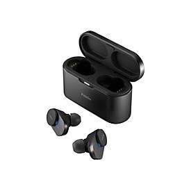 Philips Fidelio T1 - True Wireless-Kopfhörer mit Mikrofon - im Ohr - Bluetooth - aktive Rauschunterdrückung - Schwarz