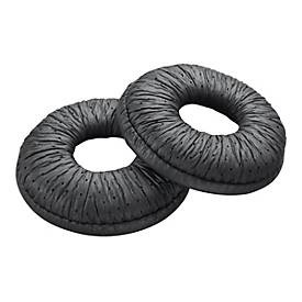 Poly - Ohrpolster für drahtloses Headset - Kunstleder - Schwarz (Packung mit 2)