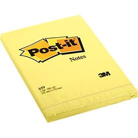 Post-It 659 self-adhesive note paper Rectangle Yellow 100 sheets