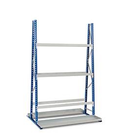 Profil-Lagerregal, doppelseitig, Grundfeld, H 3000 x L 1500 x T 600 mm