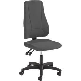 Prosedia Bürostuhl YOUNICO PLUS 3, Permanentkontakt, ohne Armlehnen, hohe 3D-Rückenlehne, anthrazit