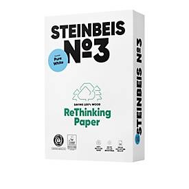 Recyclingpapier Steinbeis ?3, DIN A4, 80 g/m², naturweiß, 1 Karton = 5 x 500 Blatt
