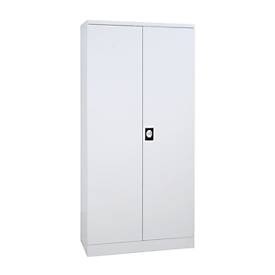 Stahlschrank, H 1950 x B 920 x T 600 mm, lichtgrau/lichtgrau