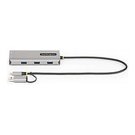 StarTech.com USB-C Multiport Adapter w/Attached USB-C to USB-A Dongle, Dual HDMI (4K30Hz/1080p60Hz), 3x USB-A, Mini Laptop Docking Station, Travel Dock, 1.3ft/40cm Cable - Dual Display M1/M2 MacBook/Windows/Chrome (167B-USBC-MULTIPORT) - Dockingst...