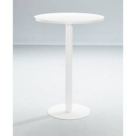 Paperflow Stehtisch Easydesk Weiss 800 x 800 x 1.100 mm