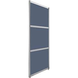 Stellwand gerade hoch, Anthrazit satiniert