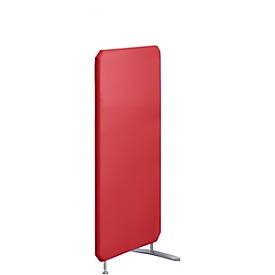 Stellwand Stoff, B 800 x H 1400 mm, rot