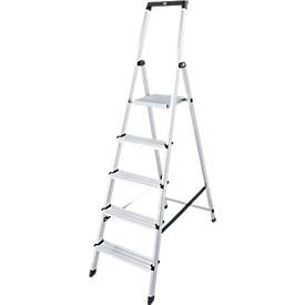 KRAUSE Stufen-Stehleiter mit Sicherheitsplattform 5 Stufen