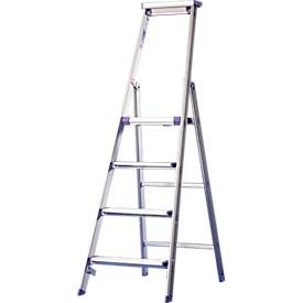 Stufenstehleiter Lila-Serie, 4 Stufen
