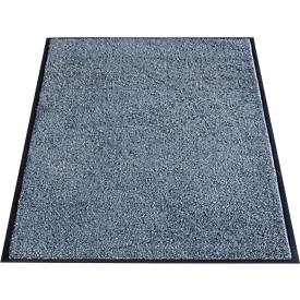 Schmutzfangmatte für Innen, Flor aus High-Twist-Nylon LxB 1500 x 850 mm grau meliert