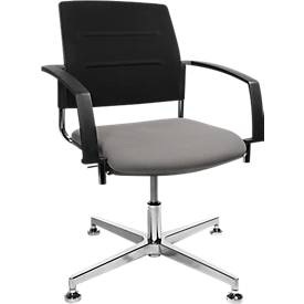 Schäfer Shop Genius Besucherstuhl SSI Proline Visit S3+, grau/schwarz
