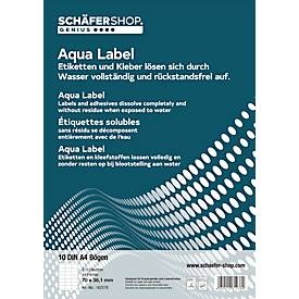 Schäfer Shop Genius Wasserlösliche Etiketten 70,0 x 38,1 mm