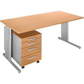 Schäfer Shop Select Komplett-Angebot COMBITEC Schreibtisch