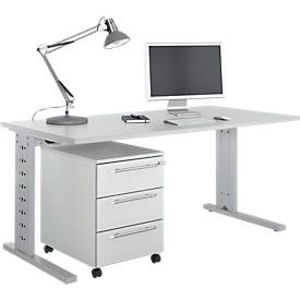 Schäfer Shop Select Büromöbelset 2-tlg. Moxxo IQ Schreibtisch B 1600 x T 800 mm, C-Fuss
