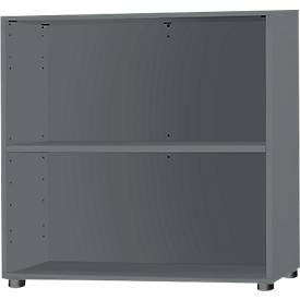Schäfer Shop Select Regal, 2 OH, B 800 x T 420 x H 744, graphit