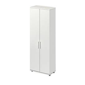 Schäfer Shop Select Schrank Start Off, 6 OH, abschliessbar, B 800 x T 420 x H 2196 mm, Holz, lichtgrau/lichtgrau
