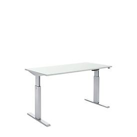 Schreibtisch, elektrisch höhenverstellbar, B 1600 x T 800 x H 725 - 1195 mm