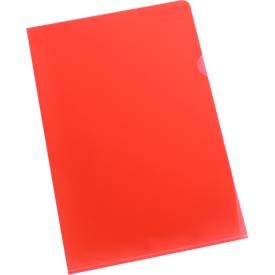 Schäfer Shop Select Sichthülle, DIN A4, glatt, 25 Stück, rot