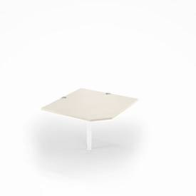 Schäfer Shop Select Winkelplatte PLANOVA BASIC, B 1000 x T 1000 mm, Ahorn-Dekor/weiss