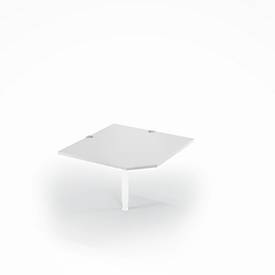 Schäfer Shop Select Winkelplatte PLANOVA BASIC, B 1000 x T 1000 mm, lichtgrau/weiss
