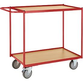 Tischwagen mit 2 Etagen, 790 x 490 mm