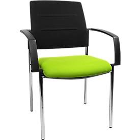 Schäfer Shop Pure Besucherstuhl SSI PROLINE Visit S1, apfelgrün/schwarz