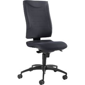 Schäfer Shop Pure Bürostuhl SSI Proline P1, Synchronmechanik, ohne Armlehnen, Lordosenstütze & Knierolle, anthrazit
