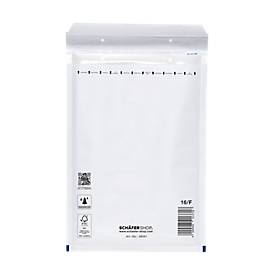 Schäfer Shop Pure Luftpolstertasche, weiß, 100 St., 220x340 mm/240x350 mm