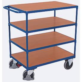VARIOfit SW-800.700 Tischwagen Stahl pulverbeschichtet Traglast (max.): 500 kg Enzianblau (RAL 5010)