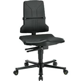 bimos ESD Sintec Arbeitsdrehstuhl mit Synchrontechnik mit Rollen