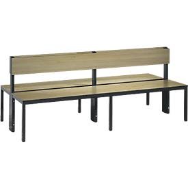 Garderobenbank BASIC PLUS, doppelseitig