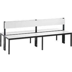 Garderobenbank BASIC PLUS, doppelseitig