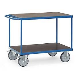 Tischwagen 1000 x700 mm, wasserfeste Plattform