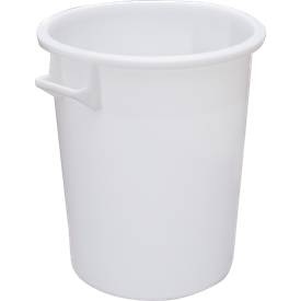 Tonne, aus HDPE, stapelbar 75 Liter, natur