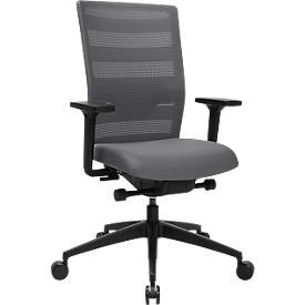 Topstar Bürodrehstuhl SITNESS AirWork, mit Armlehnen, grau