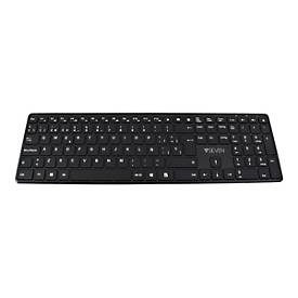 V7 KW550ESBT - Tastatur - Bluetooth, 2.4 GHz - Spanien - Schwarz