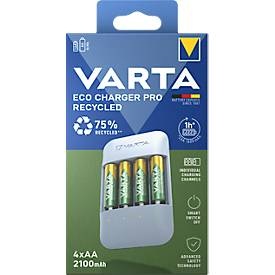 Varta Eco Charger Pro Rundzellen-Ladegerät NiMH Micro (AAA), Mignon (AA)