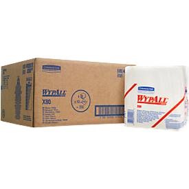 WYPALL* Wischtuch X-80, aus Hydroknitmaterial, 200 Tücher, 1-lagig, weiß