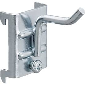 Werkzeughalter WFI, für Lochplatten mit Lochgrösse 9 x 9 mm & Lochabstand 38 mm, L 38 mm, Stahl, 5 Stück
