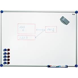 MAUL Whiteboard 2000 SET, 1200 x 900 mm, beschichtet, silber
