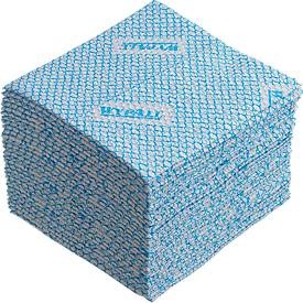 Wischtücher WypAll® X80Plus, gefaltet, 8 Beutel á 30 Tücher, blau