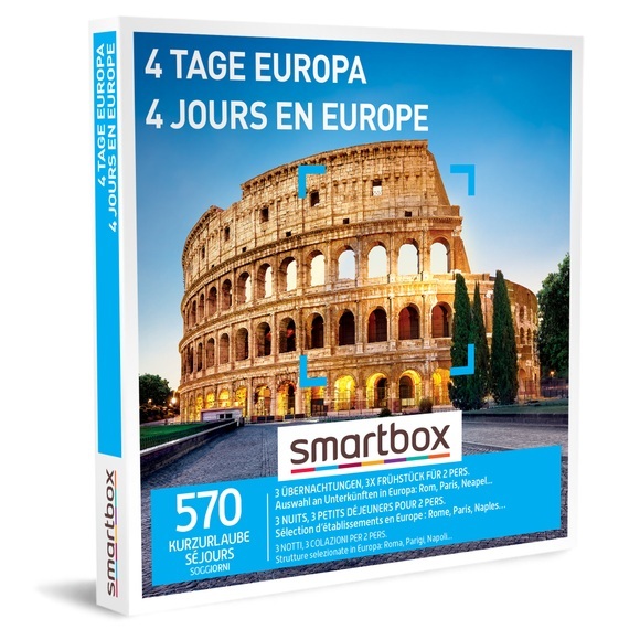 4 Tage Europa - Geschenkbox Unisex