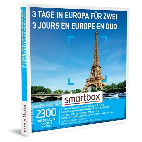 3 Tage In Europa Für Zwei - Geschenkbox Unisex