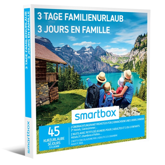 3 Tage Familienurlaub - Geschenkbox Unisex