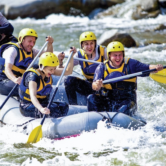Aufregende Rafting-tour Für 2 Personen Für 3 Std. 30 Min. Mit Einem Snack - Geschenkbox Unisex