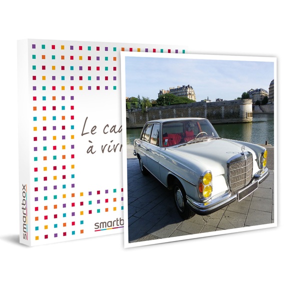 Ungewöhnliche Familienfahrt In Einem Mercedes 280 Se Und Macarons-verkostung - Geschenkbox Unisex